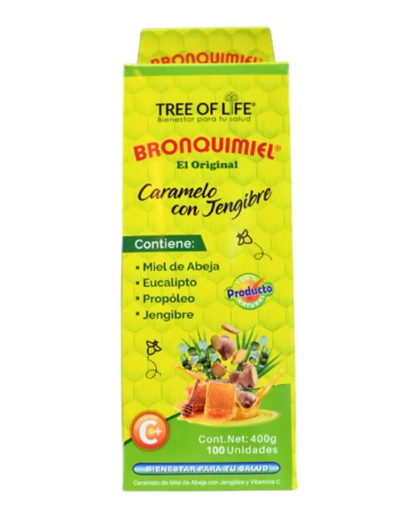 Bronquimiel Caramelo 100 Unidades